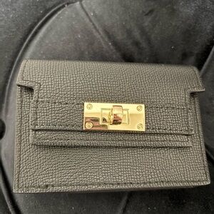 Black Wallet Card case